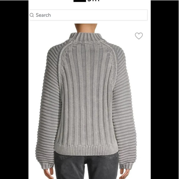 Sweetheart cotton sweater - Picture 2 of 2